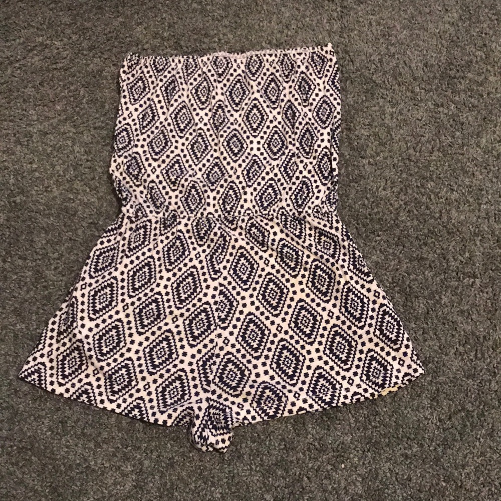 Strapless, shorts, romper